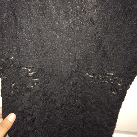 Sheer lace mini dress - Picture 2 of 3